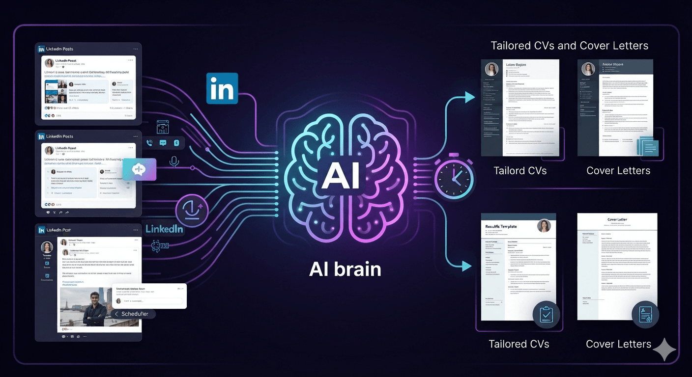 LinkedIn Agent — Scraper & CV Generator