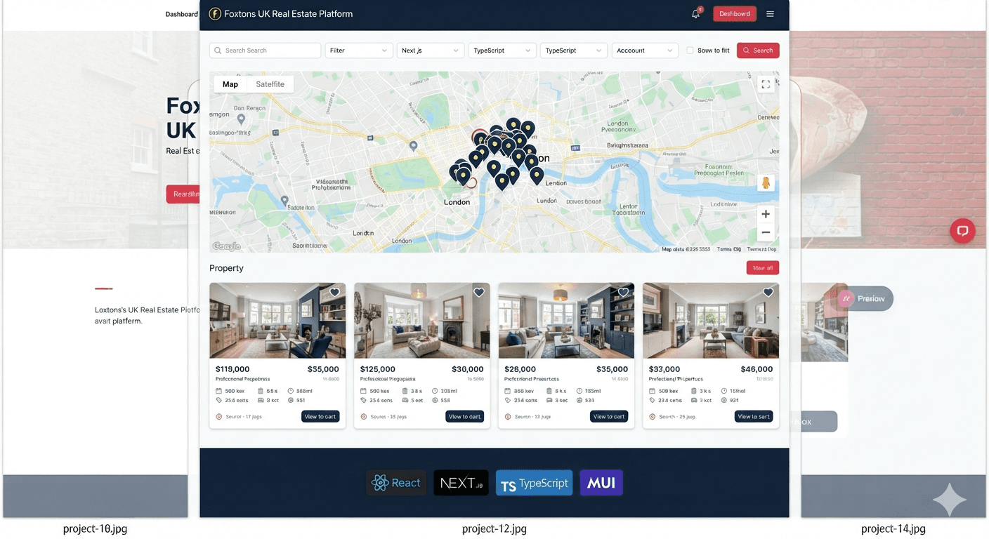 Foxtons UK — Real Estate Platform